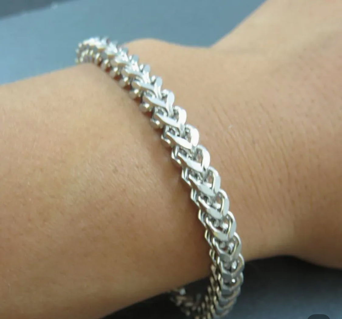 Bold Cuban Link Stainless Steel Bracelet for Men