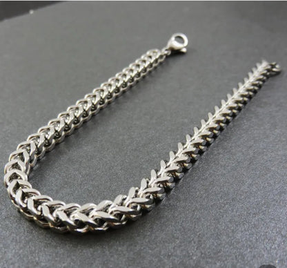 Bold Cuban Link Stainless Steel Bracelet for Men