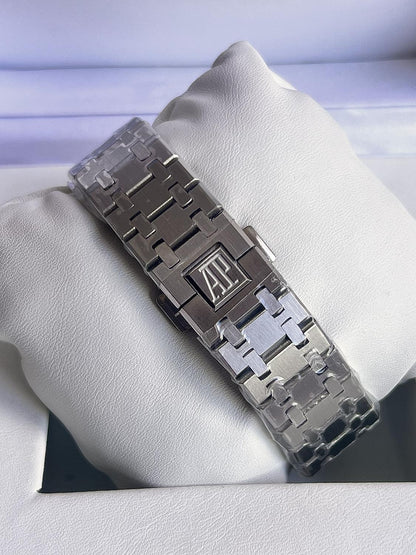 Royal ChronoEdge Stainless Steel Automatic Watch – AP Style Luxury Timepiece
