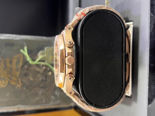 Luxury Rose Gold Chronograph Watch – Inspired by Audemars Piguet Royal Oak