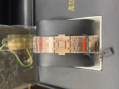 Luxury Rose Gold Chronograph Watch – Inspired by Audemars Piguet Royal Oak